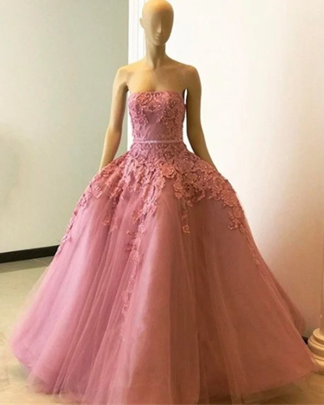 Wedding Dresses with Embroidered Floral Patterns and Tassel Hem and Sequined Bodice and Satin Sash and Belt for a Bohemian and Glamorous LookStylish Lace Embroidery Strapless Tulle Ball Gown Prom Dress Wedding Dresses with Embroidered Floral Patterns and Tassel Hem and Sequined Bodice and Satin Sash and Belt for a Bohemian and Glamorous LookStylish Lace Embroidery Strapless Tulle Ball Gown Prom Dress