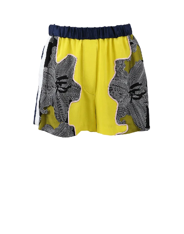 Culottes with side pockets for women in a functional and stylish styleSurf Floral Short