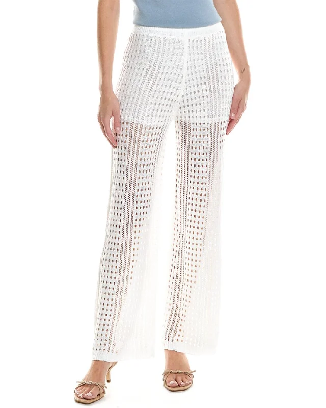 Houndstooth print wide leg pants for women in a sophisticated and statement - making styleSurf Gypsy Wide Leg Pant