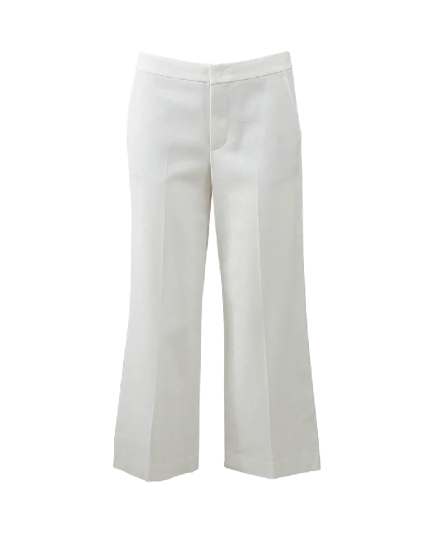 Metallic pants for women to shineTailored Culotte