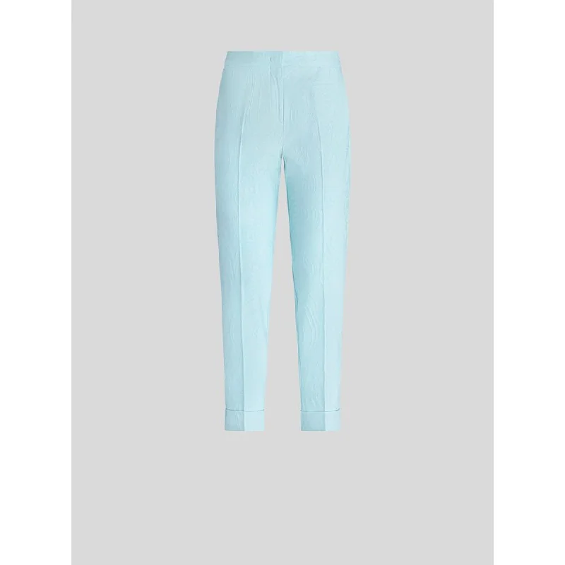 Culottes with side pockets for women in a functional and stylish styleTailored Jacquard Trousers