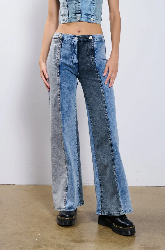 Recycled nylon pants for women in an eco - friendly sporty optionTALK TO ME DENIM PANT