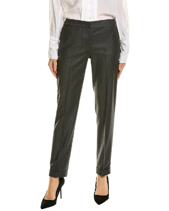 Corduroy wide leg jeans for women in a classic and comfortable styleThe Kooples Wool Pant