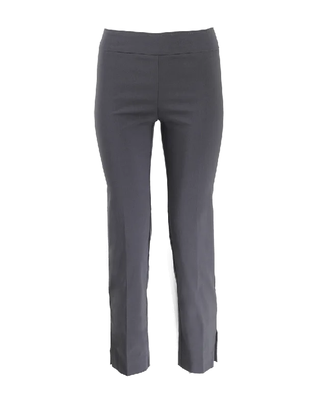 Patchwork denim pants for women in a creative designVenezia Pull-On Ankle Slit Pant