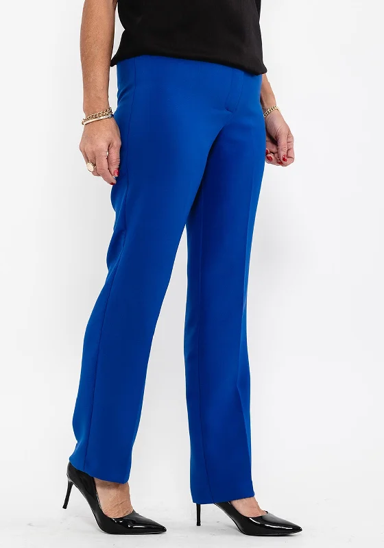 High waisted cargo pants for women in military styleVia Veneto Tailored Slim Trousers, Royal Blue High waisted cargo pants for women in military styleVia Veneto Tailored Slim Trousers, Royal Blue