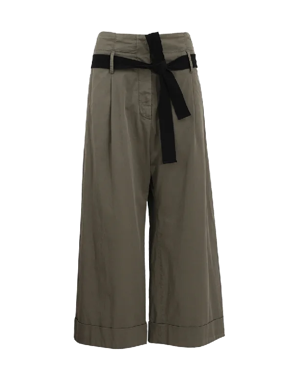 Sequined palazzo pants for women in a glamorous and party - ready styleWide Leg Cuff Pant
