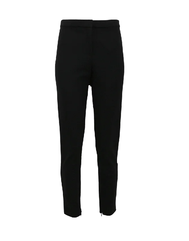 Striped cigarette pants for women in a modern and sleek lookZip Up Trouser