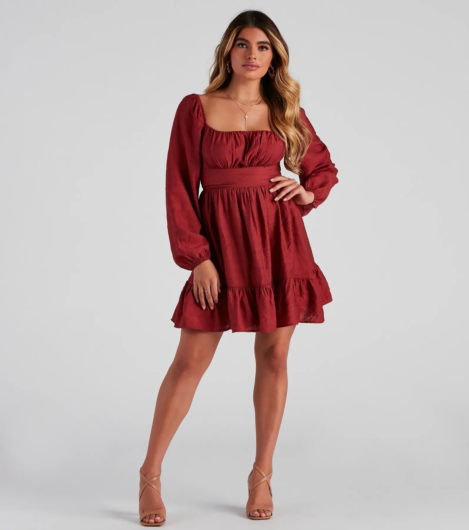 "Beaded dresses for women for a glamorous look"Effortlessly Stylish Linen Dress