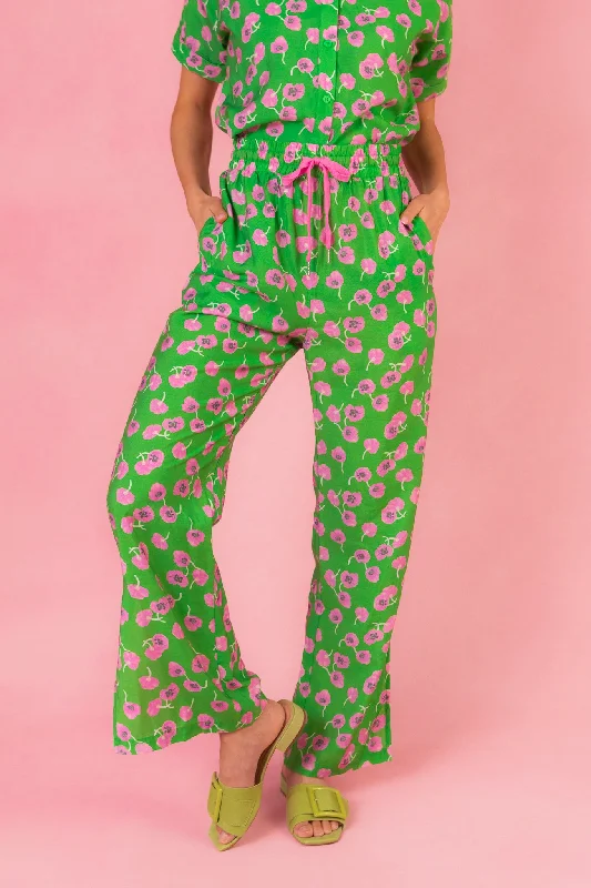 "Polka dot dresses for women with a retro vibe"Newport Pants in Poppy - FINAL SALE "Polka dot dresses for women with a retro vibe"Newport Pants in Poppy - FINAL SALE