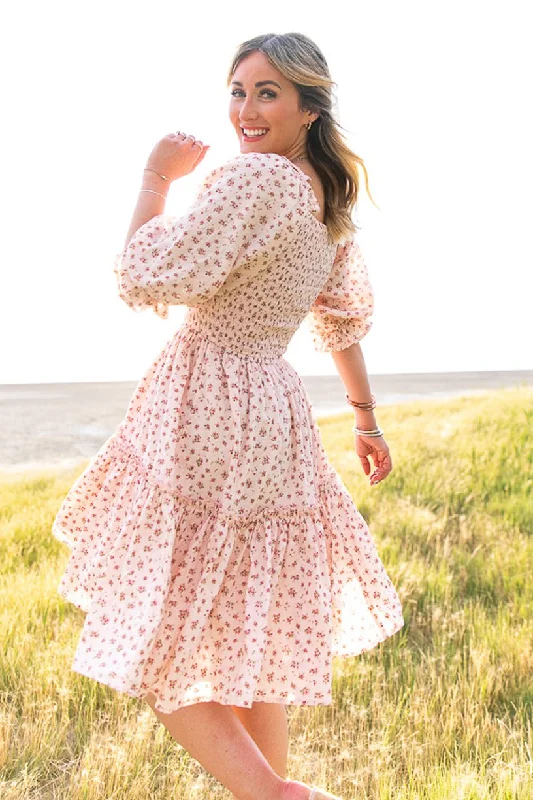"Flash Sale: Grab Your Favorite Women's Dresses at Unbeatable Prices!"Short Madeline Dress in Pink - FINAL SALE "Flash Sale: Grab Your Favorite Women's Dresses at Unbeatable Prices!"Short Madeline Dress in Pink - FINAL SALE