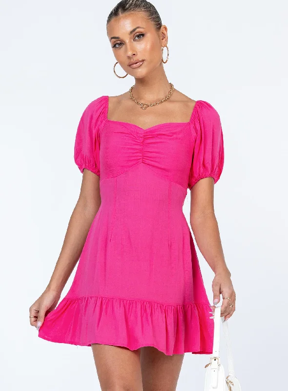 "Trendy casual dresses for women to wear at the beach"Someday Soon Mini Dress Pink "Trendy casual dresses for women to wear at the beach"Someday Soon Mini Dress Pink