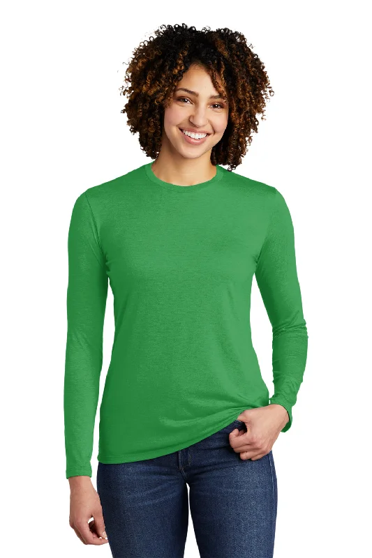Women's off - the - shoulder T - shirt for a flirty lookAllmade Womens Long Sleeve Crewneck T-Shirt - Enviro Green Women's off - the - shoulder T - shirt for a flirty lookAllmade Womens Long Sleeve Crewneck T-Shirt - Enviro Green
