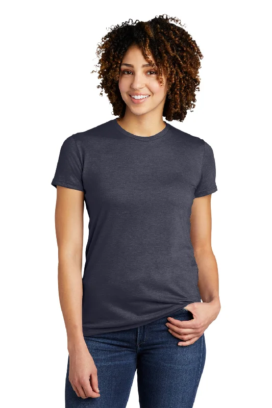 Women's lightweight linen T - shirt for warm weatherAllmade Womens Short Sleeve Crewneck T-Shirt - Rebel Blue