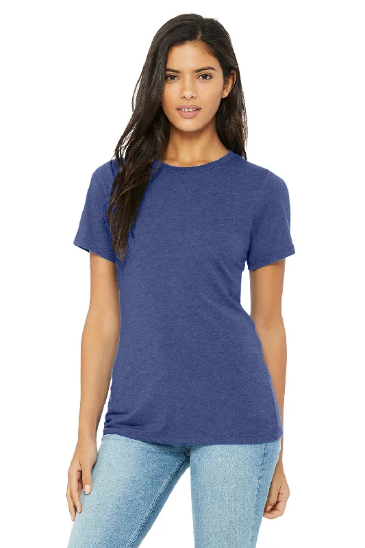 Oversized women's T - shirt with a slouchy fitBella + Canvas Womens Short Sleeve Crewneck T-Shirt - True Royal Blue
