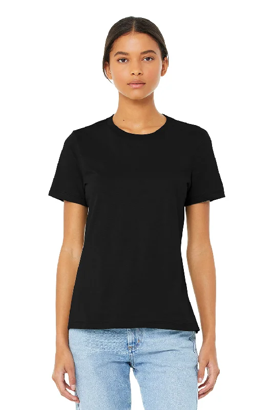Women's oversized tunic T - shirt for a relaxed fitBella + Canvas Womens Relaxed Jersey Short Sleeve Crewneck T-Shirt - Black
