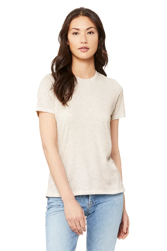 Fitted women's T - shirt to show off curvesBella + Canvas Womens Short Sleeve Crewneck T-Shirt - Oatmeal