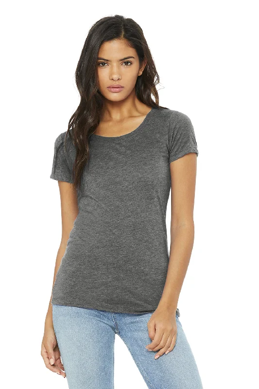 Sleeveless women's athletic T - shirt for workoutsBella + Canvas Womens Short Sleeve Crewneck T-Shirt - Grey