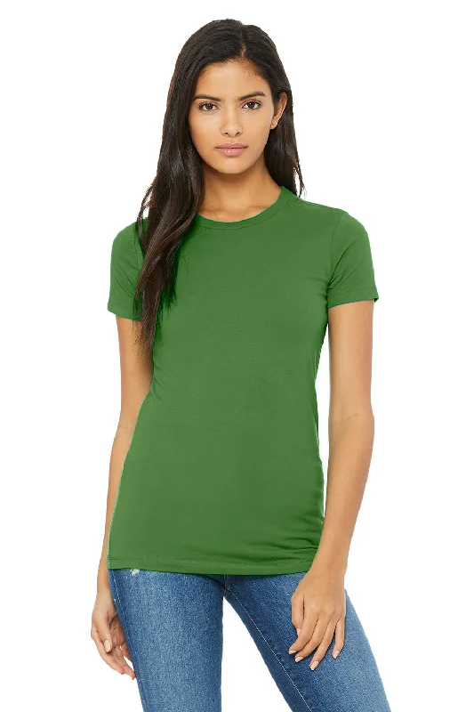Women's T - shirt with a metallic - colored threadBella + Canvas Womens The Favorite Short Sleeve Crewneck T-Shirt - Leaf Green