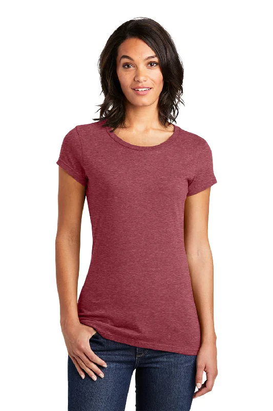 Longline women's T - shirt for a more covered - up styleDistrict Womens Very Important Short Sleeve Crewneck T-Shirt - Heather Red