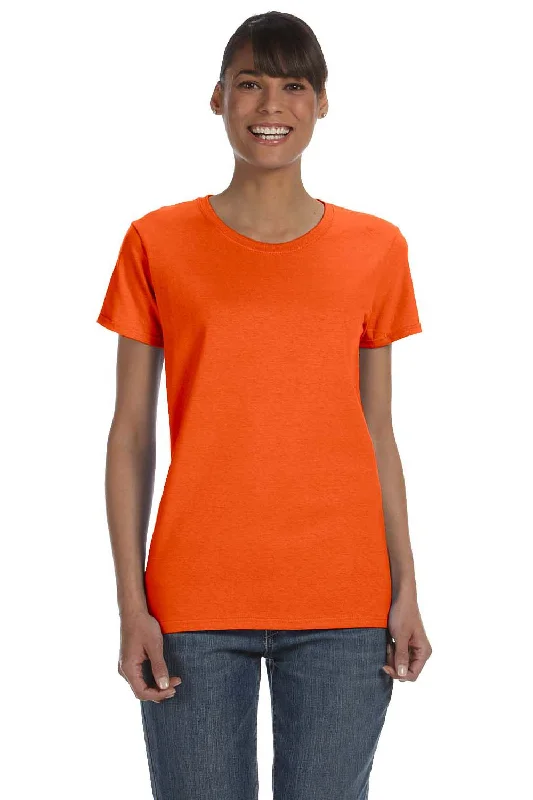 Women's oversized tunic T - shirt for a relaxed fitGildan Womens Short Sleeve Crewneck T-Shirt - Orange