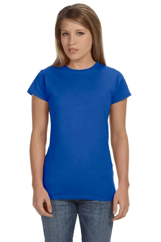 Printed women's T - shirt with animal printsGildan Womens Softstyle Short Sleeve Crewneck T-Shirt - Royal Blue
