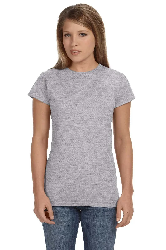 Fitted women's turtleneck T - shirtGildan Womens Softstyle Short Sleeve Crewneck T-Shirt - Sport Grey