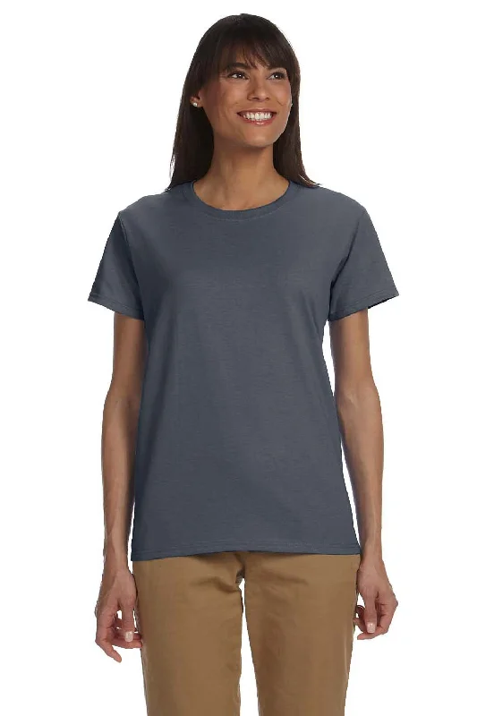 Women's oversized graphic T - shirt with a trendy sloganGildan Womens Ultra Short Sleeve Crewneck T-Shirt - Charcoal Grey - Closeout
