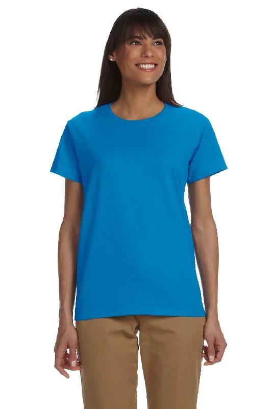 Long - sleeved women's T - shirt with a balloon - sleeve designGildan Womens Ultra Short Sleeve Crewneck T-Shirt - Sapphire Blue