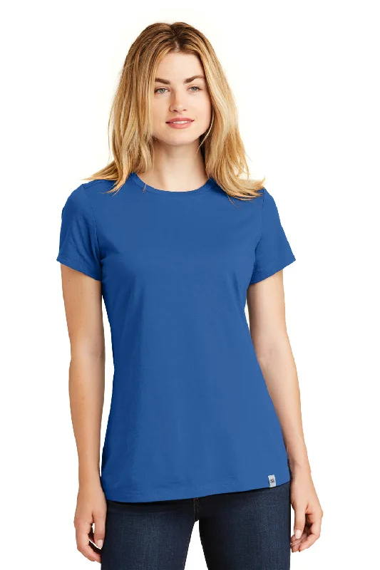 Fuzzy women's T - shirt for a cozy and warm feelNew Era Womens Heritage Short Sleeve Crewneck T-Shirt - Royal Blue - Closeout