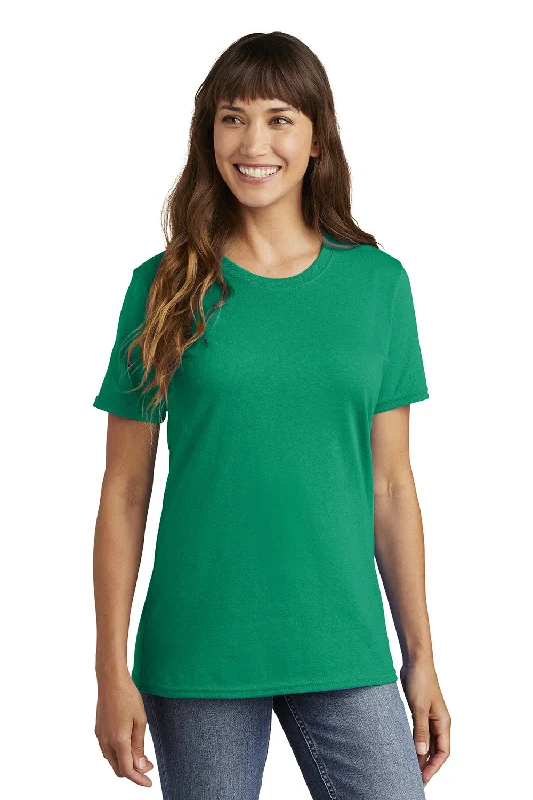 Printed women's T - shirt with a tropical patternPort & Company Womens Core Short Sleeve Crewneck T-Shirt - Kelly Green
