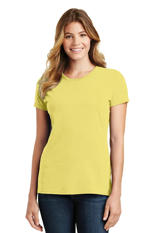 Sequined women's T - shirt for a glamorous occasionPort & Company Womens Fan Favorite Short Sleeve Crewneck T-Shirt - Yellow Sequined women's T - shirt for a glamorous occasionPort & Company Womens Fan Favorite Short Sleeve Crewneck T-Shirt - Yellow