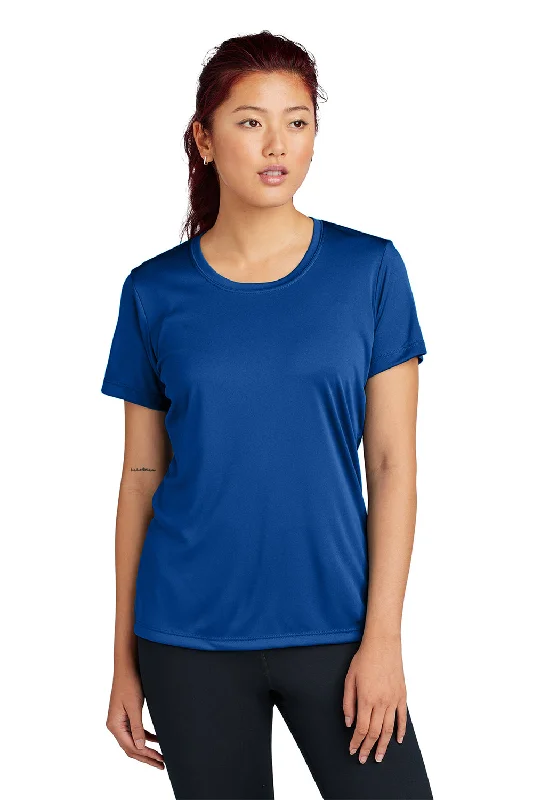 Women's T - shirt with a crocheted detailSport-Tek Womens Competitor Moisture Wicking Short Sleeve Crewneck T-Shirt - True Royal Blue - NEW