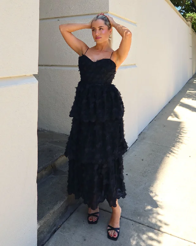 "VIP Sale: Extra 15% Off on Women's Dresses for Our Loyal Customers"Faded Florals Chiffon Midi Dress