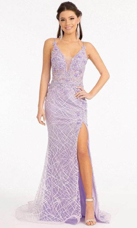 "Satin dresses for women for a luxurious appearance"GLS by Gloria GL3042 - Deep V-Neck Sleeveless Evening Gown "Satin dresses for women for a luxurious appearance"GLS by Gloria GL3042 - Deep V-Neck Sleeveless Evening Gown