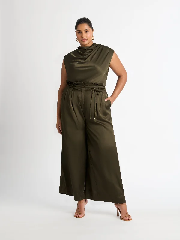 "Off - shoulder dresses for women to show off collarbones"GRACIE PANT