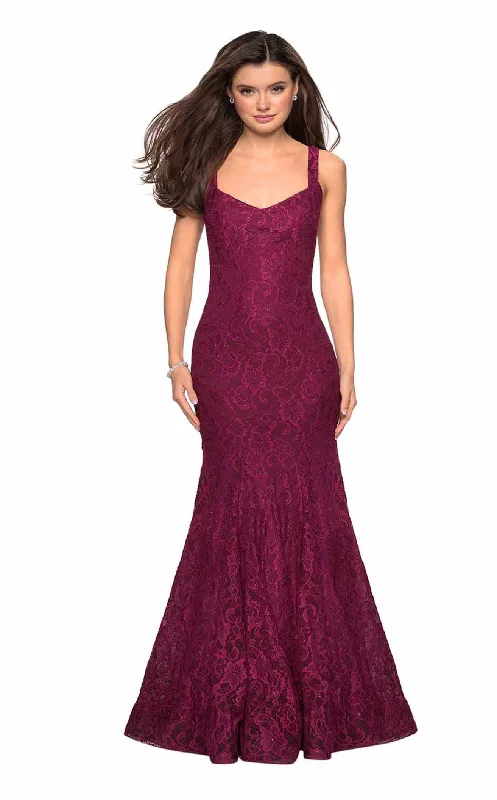 "Long sleeve dresses for women in cold weather"La Femme 27709 Dress