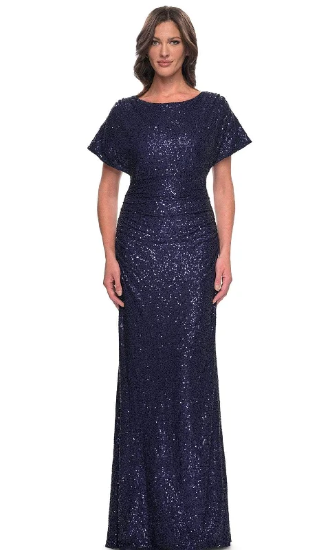 "Hurry! Limited Stock - Get Your Dream Dress with a Special Discount"La Femme 30885 - Dolman Sleeve Sequin Evening Dress "Hurry! Limited Stock - Get Your Dream Dress with a Special Discount"La Femme 30885 - Dolman Sleeve Sequin Evening Dress