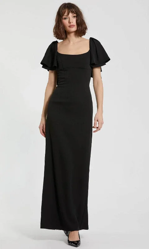 "Vintage - look women's dresses for a retro charm"Mac Duggal 20962 - Ruffled Sleeve Column Evening Dress "Vintage - look women's dresses for a retro charm"Mac Duggal 20962 - Ruffled Sleeve Column Evening Dress