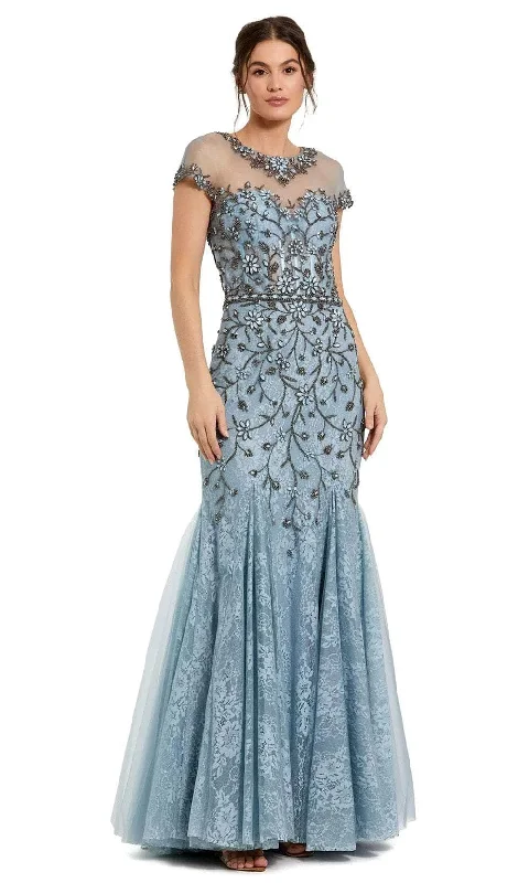 "New Arrivals Discount: 20% Off on Latest Women's Dress Collections"Mac Duggal 2239 - Beaded Appliqued Mermaid Evening Gown