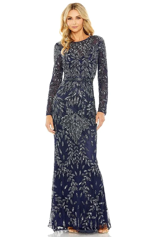 "Wrap dresses for women for an adjustable fit"Mac Duggal 6023 - Foliage Beaded Sheath Evening Gown "Wrap dresses for women for an adjustable fit"Mac Duggal 6023 - Foliage Beaded Sheath Evening Gown