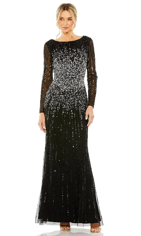 "Affordable plus size women's summer dresses"Mac Duggal 9226 - Illusion Long Sleeve Evening Dress "Affordable plus size women's summer dresses"Mac Duggal 9226 - Illusion Long Sleeve Evening Dress