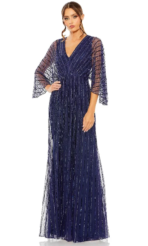 "Comfortable maternity dresses for pregnant women"Mac Duggal 93841 - Kimono Sleeve Beaded Evening Gown "Comfortable maternity dresses for pregnant women"Mac Duggal 93841 - Kimono Sleeve Beaded Evening Gown