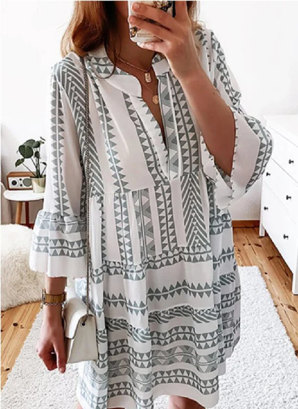 wrap style mini dressesEnglish Ivy Printed Dress - FINAL SALE