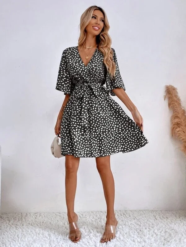 pink mini dressesI Wonder Textured Button Down Dress