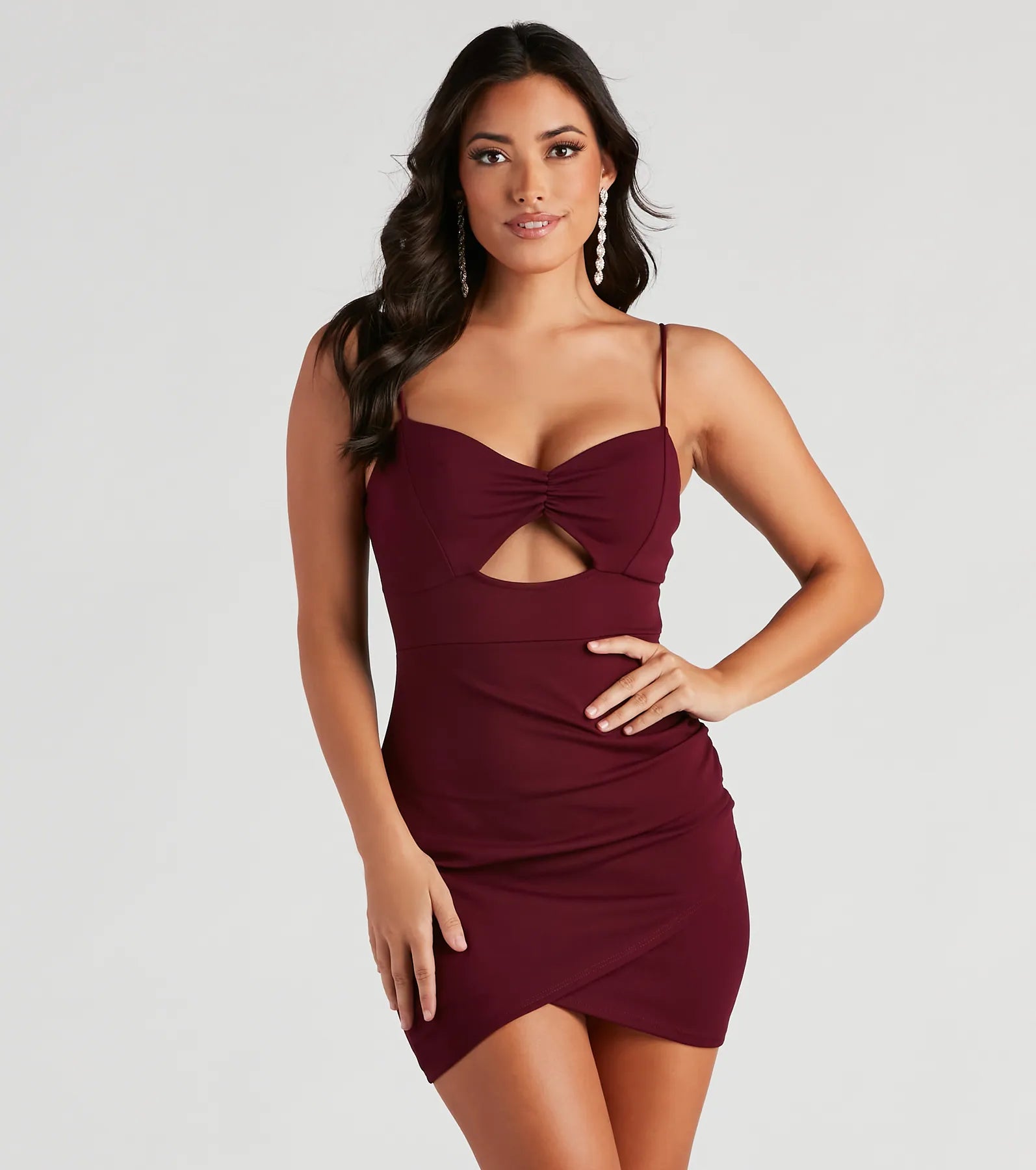 bishop sleeve mini dressesKeep It Chic Bodycon Mini Dress