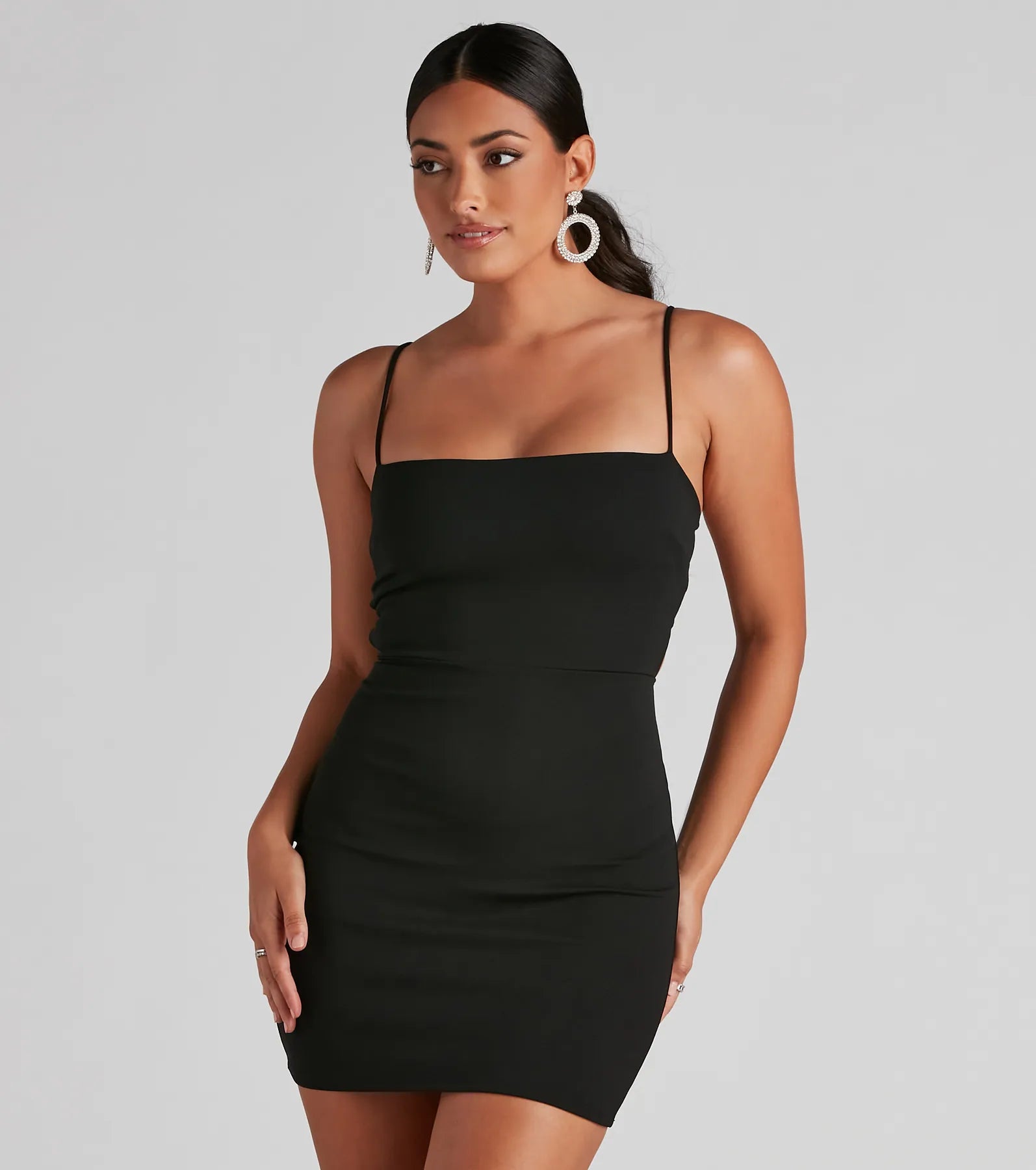 beach printed mini dressesMade My Mark Crepe Mini Dress