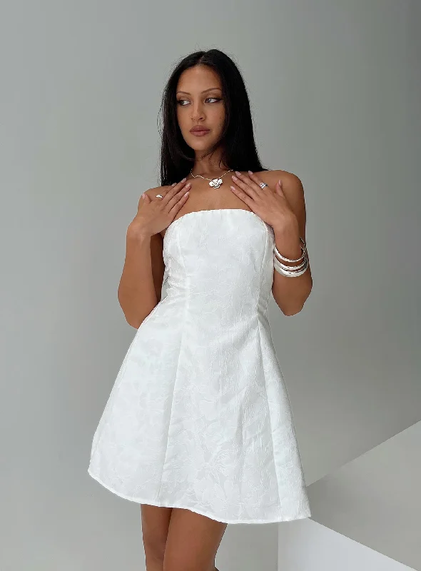 Valentine's Day mini dressesPicard Strapless Mini Dress White