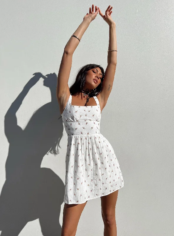 off shoulder mini dressesSamana Mini Dress White Tall